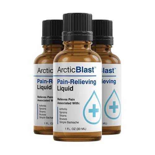 Three bottles of Arctic Blast