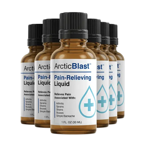 Six bottles of Arctic Blast